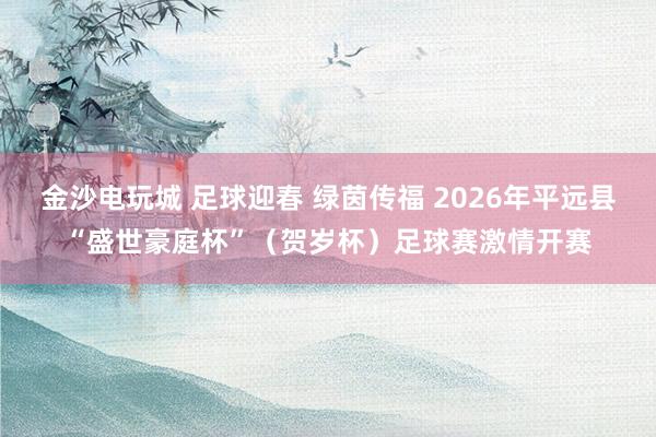 金沙電玩城 足球迎春 綠茵傳福 2026年平遠縣“盛世豪庭杯”(賀歲杯)足球賽激情開賽