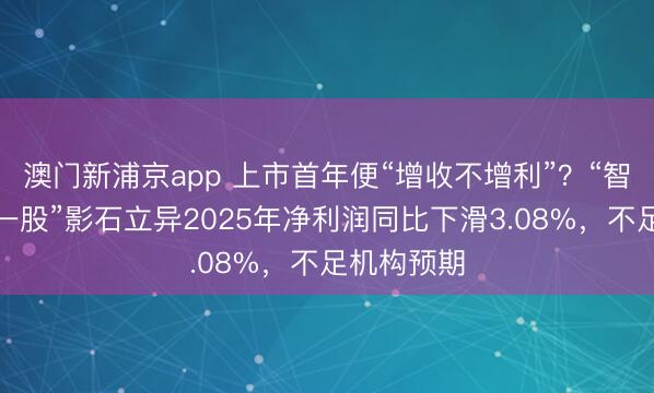 澳門新浦京app 上市首年便“增收不增利”？“智能影像第一股”影石立異2025年凈利潤(rùn)同比下滑3.08%，不足機(jī)構(gòu)預(yù)期