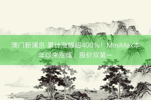 澳門新浦京 累計(jì)漲幅超400%！MiniMax本年以來(lái)漲幅、股價(jià)雙第一